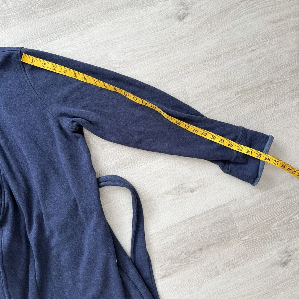 UGG Blanche II (Duffield) Robe Women's Size Large Navy Blue Soft Warm EUC - Picture 13 of 13